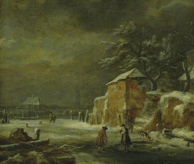 Paisaje de invierno de Jacob van Ruisdael