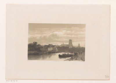 Vista del puerto y el dique de Jacob Jan van der Maaten