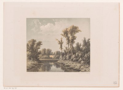 Paisaje con río de Jacob Jan van der Maaten