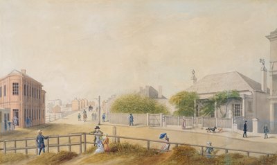 Calle Oxford, Sídney, 1847 de Jacob Janssen