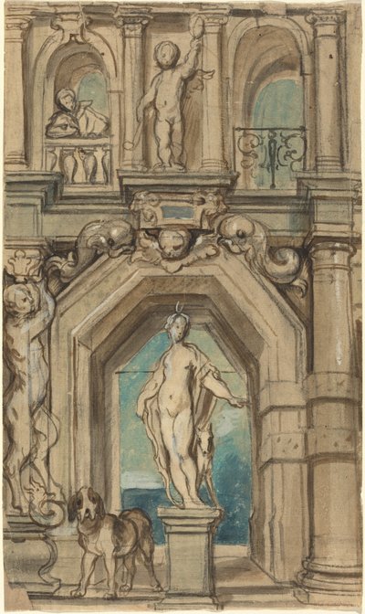 Diseño para una Decoración de Pared de Jacob Jordaens