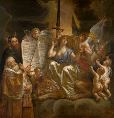 La ley humana fundada en la justicia divina de Jacob Jordaens