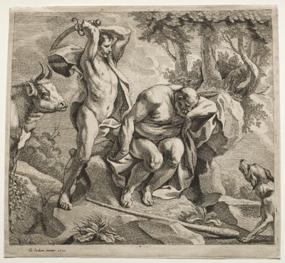 Mercurio matando a Argos, 1652 de Jacob Jordaens