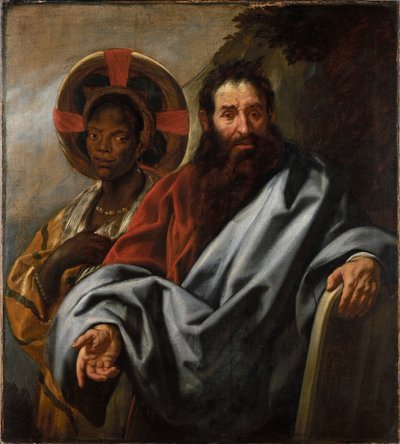 Moisés y su esposa etíope Séfora, entre 1645 y 1649 de Jacob Jordaens
