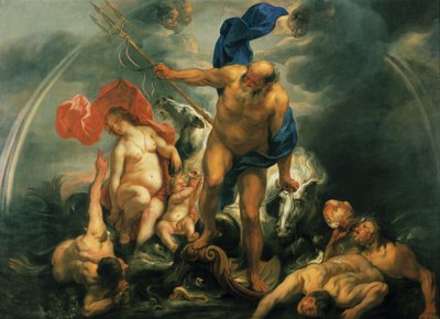 Neptuno y Anfítrite en la tormenta de Jacob Jordaens