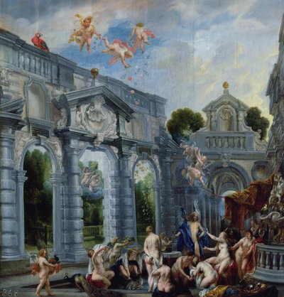 Ninfas en la Fuente del Amor, c.1630 de Jacob Jordaens