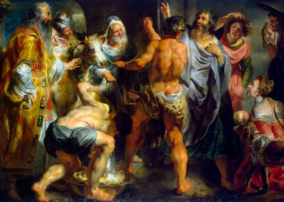 Los apóstoles Pablo y Bernabé en Listra de Jacob Jordaens