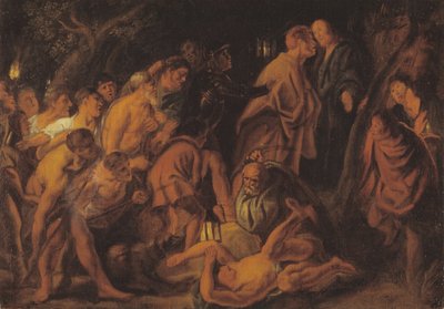 La traición y arresto de Cristo en Getsemaní de Jacob Jordaens