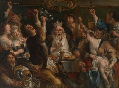 El rey bebe de Jacob Jordaens