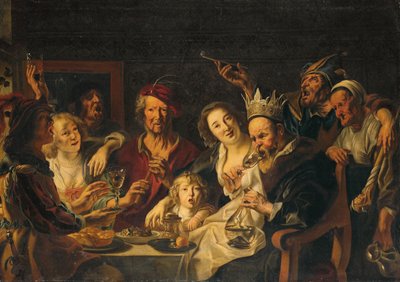 El rey bebe de Jacob Jordaens