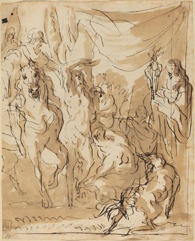 El martirio de San Sebastián de Jacob Jordaens