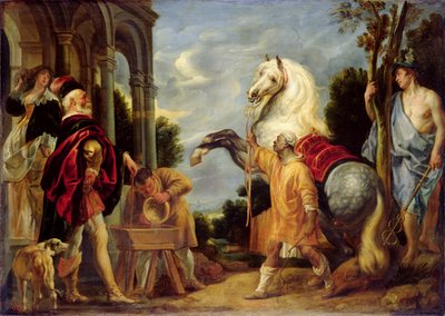 El ojo del amo engorda al caballo de Jacob Jordaens