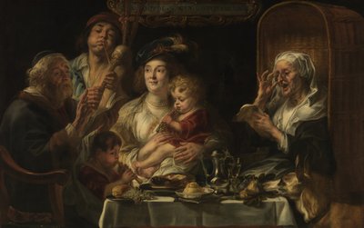 Los viejos cantan, los jóvenes pían de Jacob Jordaens
