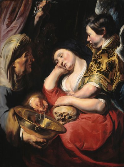 La tentación de la Magdalena, c. 1616-17 de Jacob Jordaens