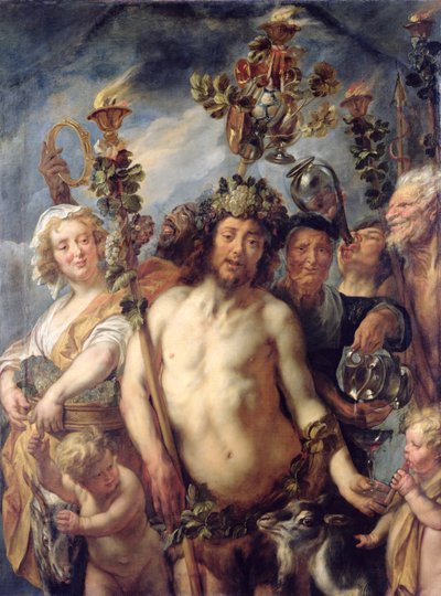 El triunfo de Baco de Jacob Jordaens