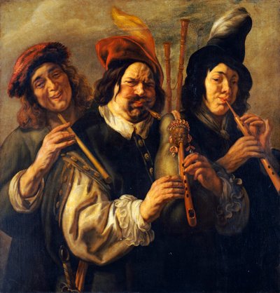 Tres Músicos de Jacob Jordaens