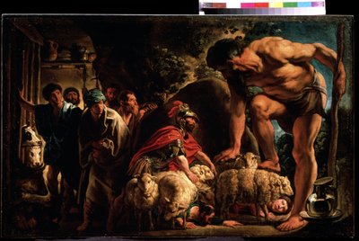Cuadro "Ulises en la guarida de Polifemo" de Jacob Jordaens (1593-1678) Museo Pushkin, Moscú. de Jacob Jordaens