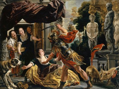 Ulises y Circe, ca 1630-1634 de Jacob Jordaens