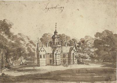 La casa de baños en Frederiksborg de Jacob Koninck II