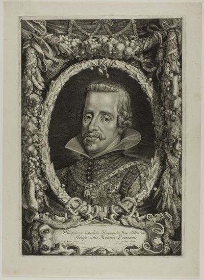 Felipe IV, Rey de España, lámina 12 de Duces Burgundiae (Duques de Borgoña) de Jacob Louys