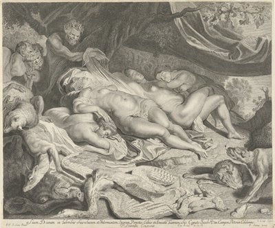 Resto de Diana y sus ninfas tras la cacería de Jacob Louys