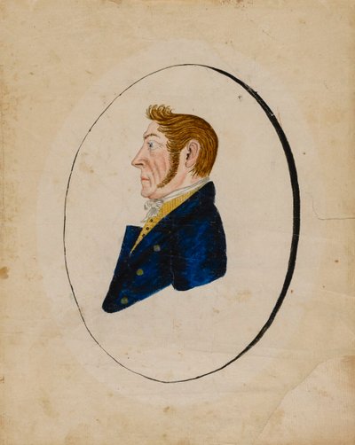 Retrato de Adam Musser, ca. 1822 de Jacob Maentel