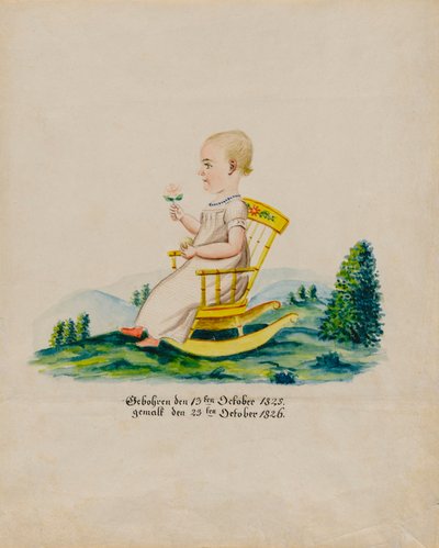 Retrato de Carolina Musser de Jacob Maentel