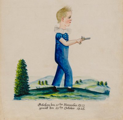 Retrato de Edward Musser de Jacob Maentel