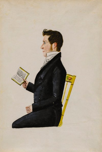 Retrato de George Musser, ca. 1826 de Jacob Maentel