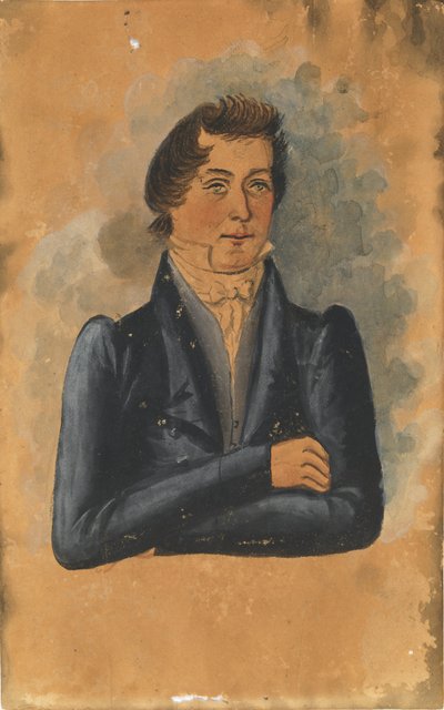Retrato de un hombre, principios del siglo XIX de Jacob Maentel
