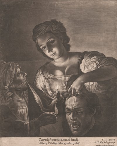 Judith con la cabeza de Holofernes de Jacob Mannl