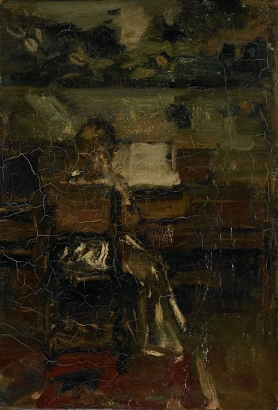 Chica al piano de Jacob Maris