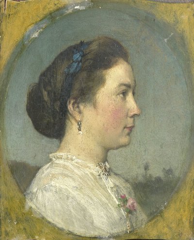 Retrato de Catharina Hendrika Horn, esposa del artista de Jacob Maris