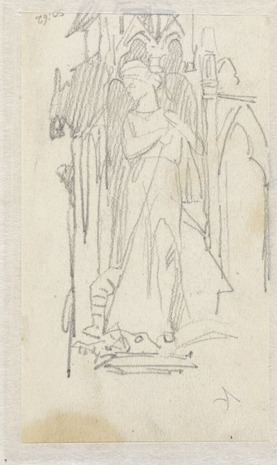 Boceto de una estatua de San Jorge de Jacob Maris