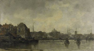 Paisaje urbano de Jacob Maris
