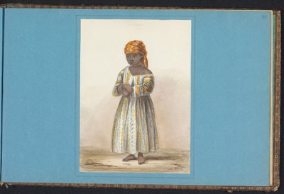 Retrato de Affie
Affie dic 59 (título en el objeto)
Álbum de dibujos de Surinam, p.43 (50) (título de la serie) de Jacob Marius Adriaan Martini van Geffen