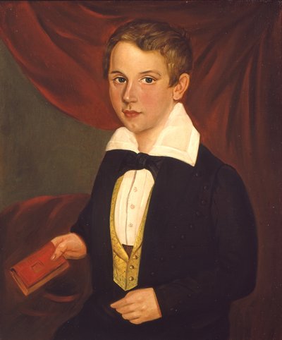 Retrato de un niño de Jacob Marling