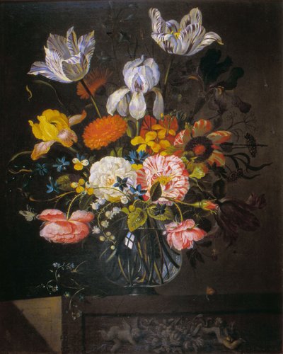 Naturaleza muerta con flores de Jacob Marrel