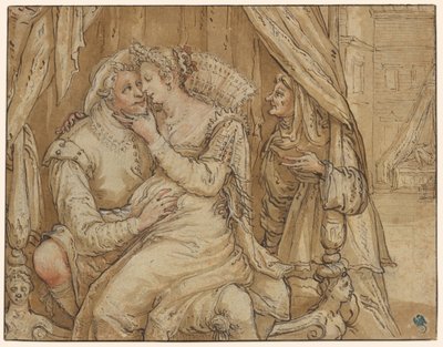 Pareja amorosa de Jacob Matham