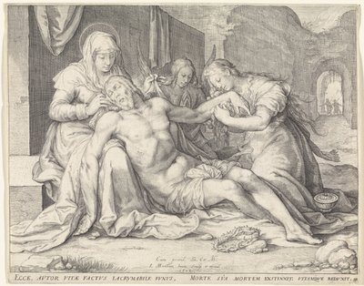 Temblor de Cristo de Jacob Matham