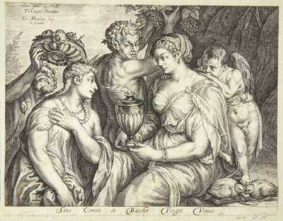 Ceres, Baco y Venus de Jacob Matham