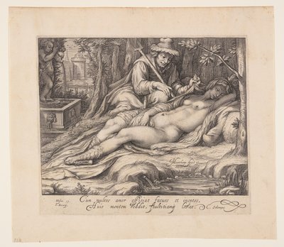 Cimón e Ifigenia de Jacob Matham