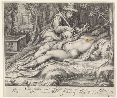 Cimone en Ifigenia de Jacob Matham