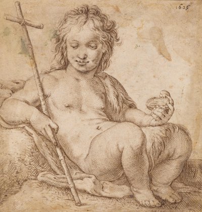 El joven Juan Bautista de Jacob Matham