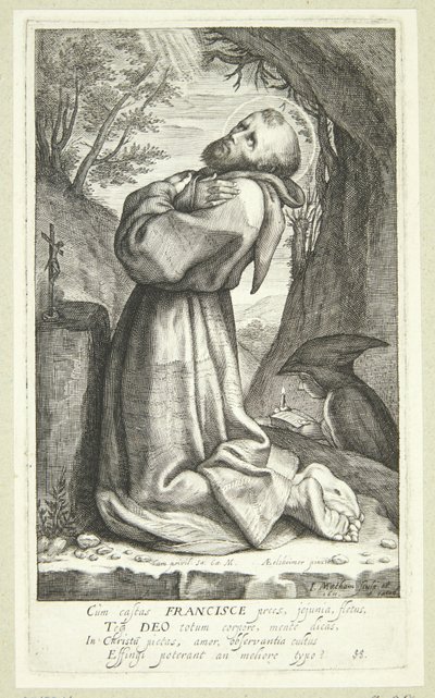 Francisco de Asís de Jacob Matham