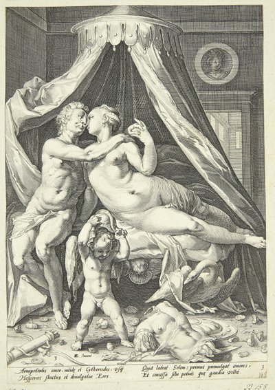 Marte y Venus de Jacob Matham