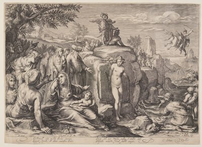 Perseo y Andrómeda de Jacob Matham