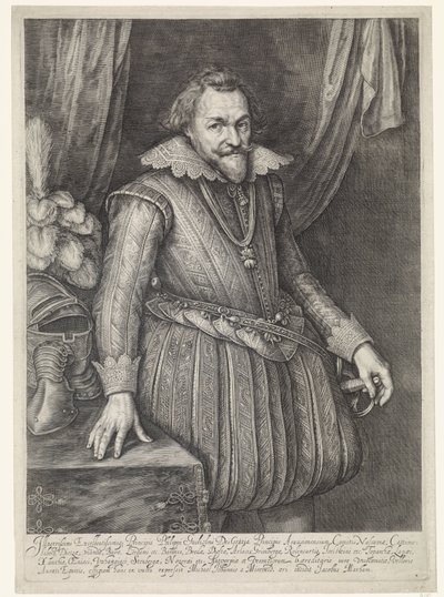 Retrato Philip Willem, Príncipe de Orange de Jacob Matham