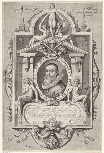 Retrato de Hendrick Goltzius de Jacob Matham