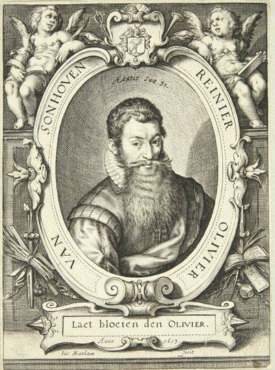 Retrato de Reinier Olivier van Sonhoven de Jacob Matham